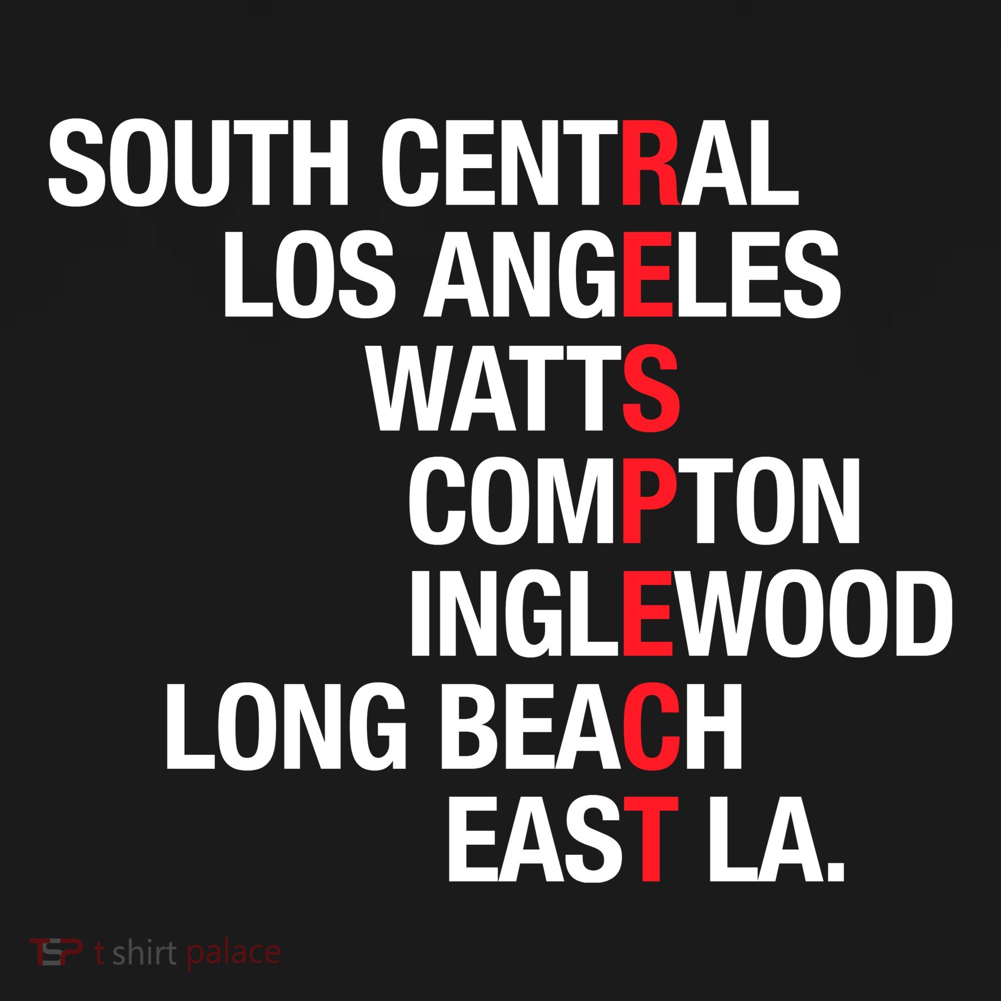 RESPECT South Central Los Angeles Watts Long Beach Women's Tank Top