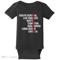 RESPECT South Central Los Angeles Watts Long Beach Baby Bodysuit thumb 0