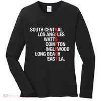 RESPECT South Central Los Angeles Watts Long Beach Women's Long Sleeve Shirt thumb 0
