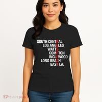 RESPECT South Central Los Angeles Watts Long Beach Women's T-Shirt thumb 4