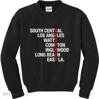 RESPECT South Central Los Angeles Watts Long Beach Kids Sweatshirt thumb 0