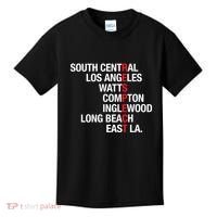 RESPECT South Central Los Angeles Watts Long Beach Kids T-Shirt thumb 0
