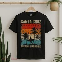 Retro Santa Cruz California Surfing Santa Cruz T-Shirt thumb 2