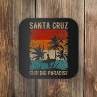 Retro Santa Cruz California Surfing Santa Cruz Coaster thumb 0
