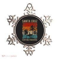 Retro Santa Cruz California Surfing Santa Cruz Ornament thumb 0