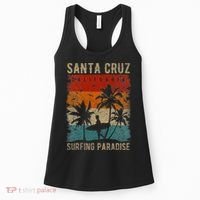 Retro Santa Cruz California Surfing Santa Cruz Women's Tank Top thumb 0