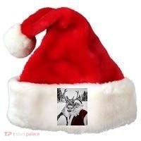 Reindeer Selfie Christmas Party Selfie Funny Reindeer Xmas Santa Hat thumb 0