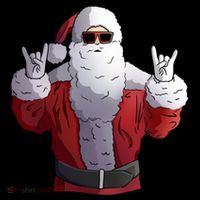 Rock Santa Claus Christmas Gift Bucket Hat thumb 4