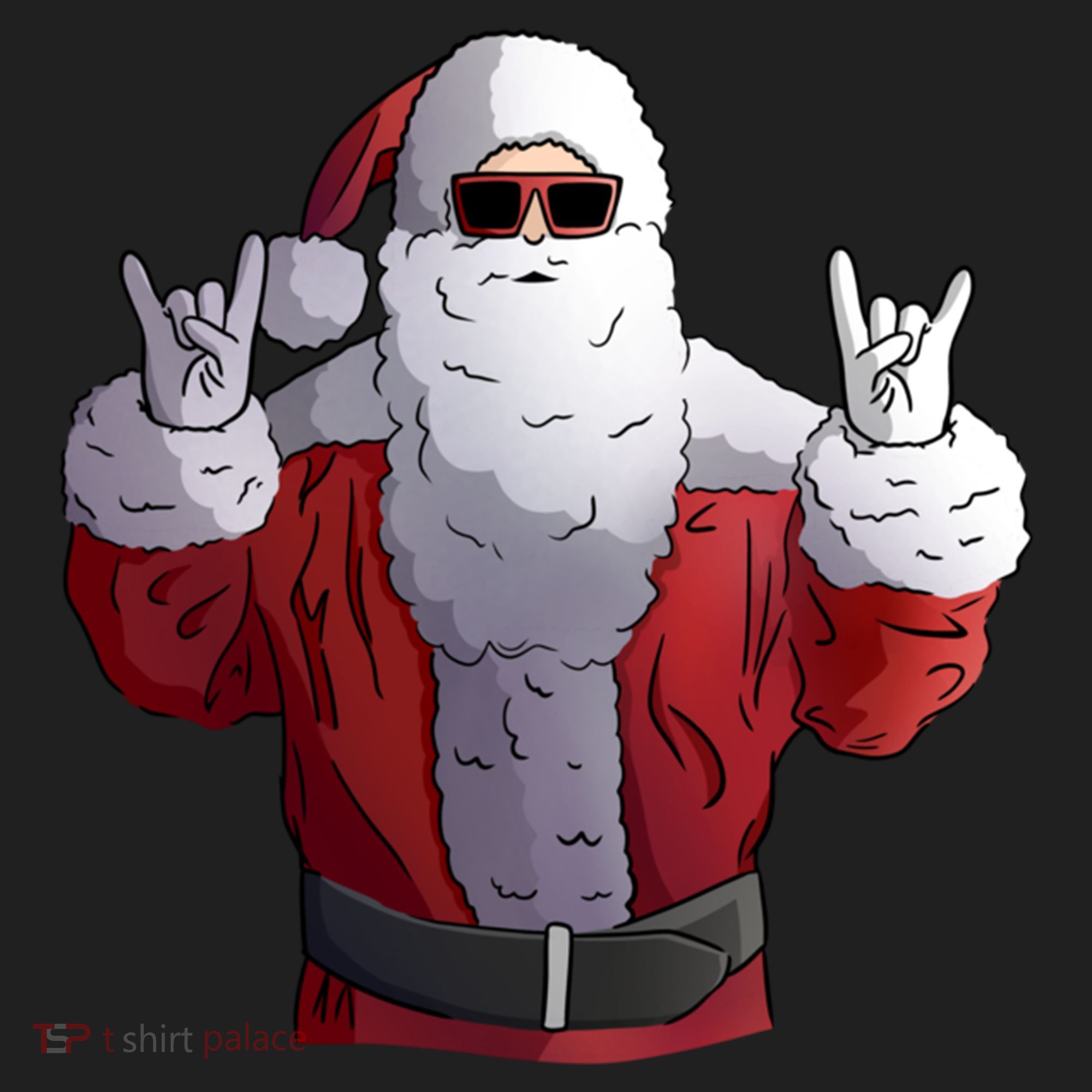 Rock Santa Claus Christmas Gift Beanie