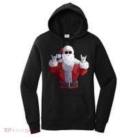 Rock Santa Claus Christmas Gift Women's Hoodie thumb 0