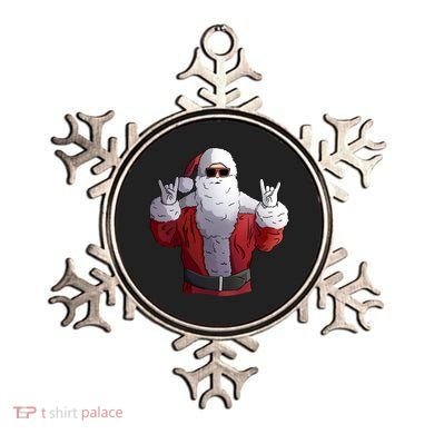 Rock Santa Claus Christmas Gift Ornament