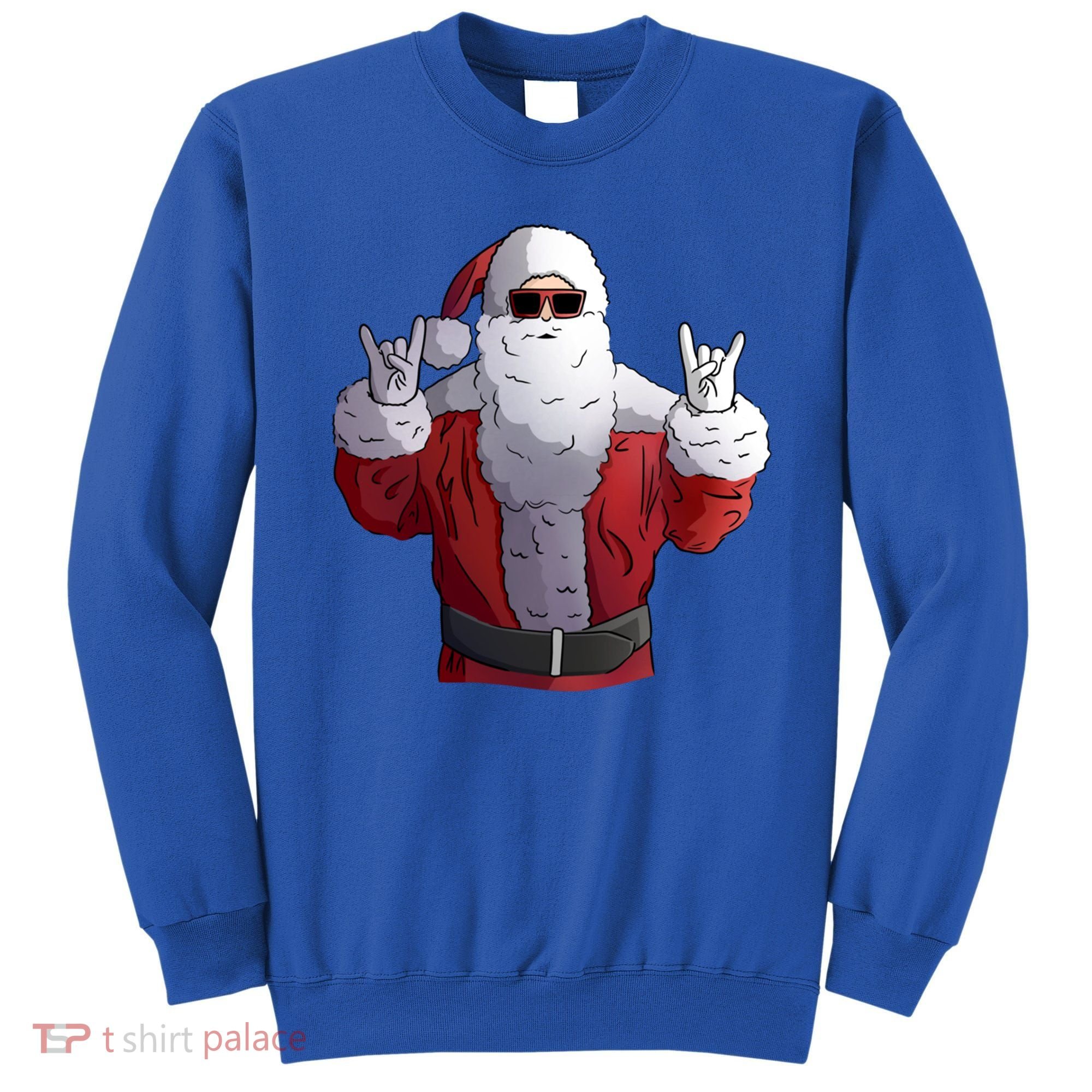 Rock Santa Claus Christmas Gift Sweatshirt