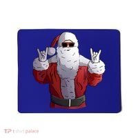 Rock Santa Claus Christmas Gift Mousepad thumb 0