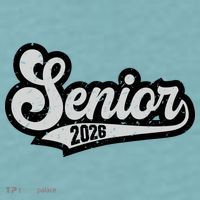 Retro Senior Classic Of 2026 Graduation Sueded Cloud Jersey T-Shirt thumb 2