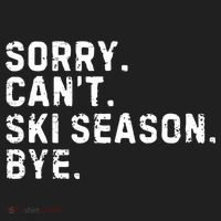 Retro Sorry Can’T Ski Season Bye Funny Skiing Lover Saying Gift Golf Towel thumb 3