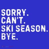 Retro Sorry Can’T Ski Season Bye Funny Skiing Lover Saying Gift Mousepad thumb 1