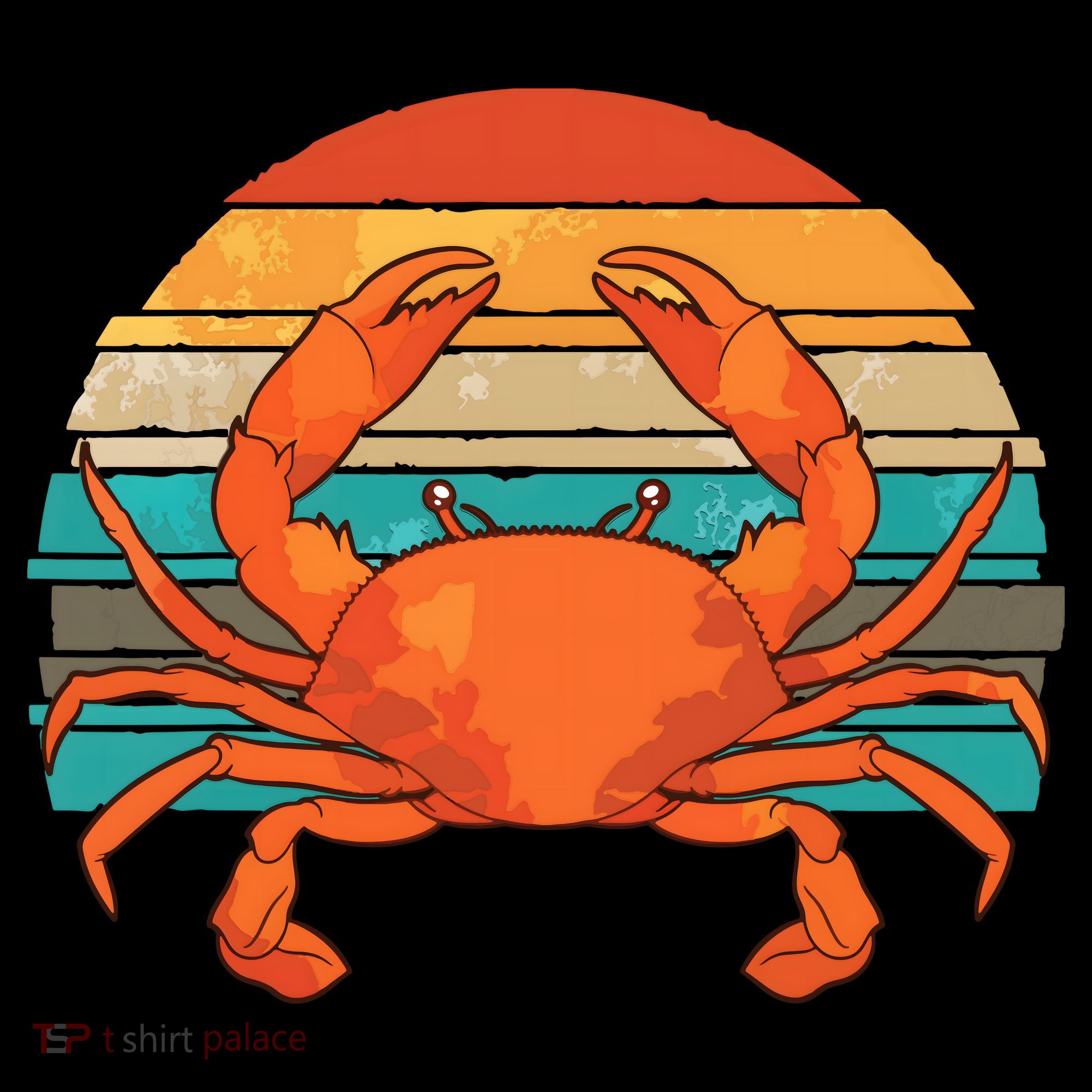 Retro Seafood Crab Lover Crabbing Sea Animal Crab Coffee Mug
