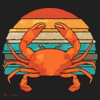 Retro Seafood Crab Lover Crabbing Sea Animal Crab Tumbler thumb 3