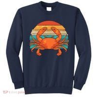 Retro Seafood Crab Lover Crabbing Sea Animal Crab Sweatshirt thumb 0
