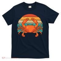 Retro Seafood Crab Lover Crabbing Sea Animal Crab T-Shirt thumb 0