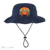 Retro Seafood Crab Lover Crabbing Sea Animal Crab Bucket Hat thumb 0