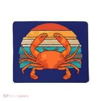 Retro Seafood Crab Lover Crabbing Sea Animal Crab Mousepad thumb 0