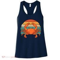 Retro Seafood Crab Lover Crabbing Sea Animal Crab Women's Tank Top thumb 0