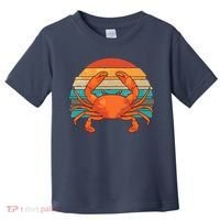 Retro Seafood Crab Lover Crabbing Sea Animal Crab Toddler T-Shirt thumb 0