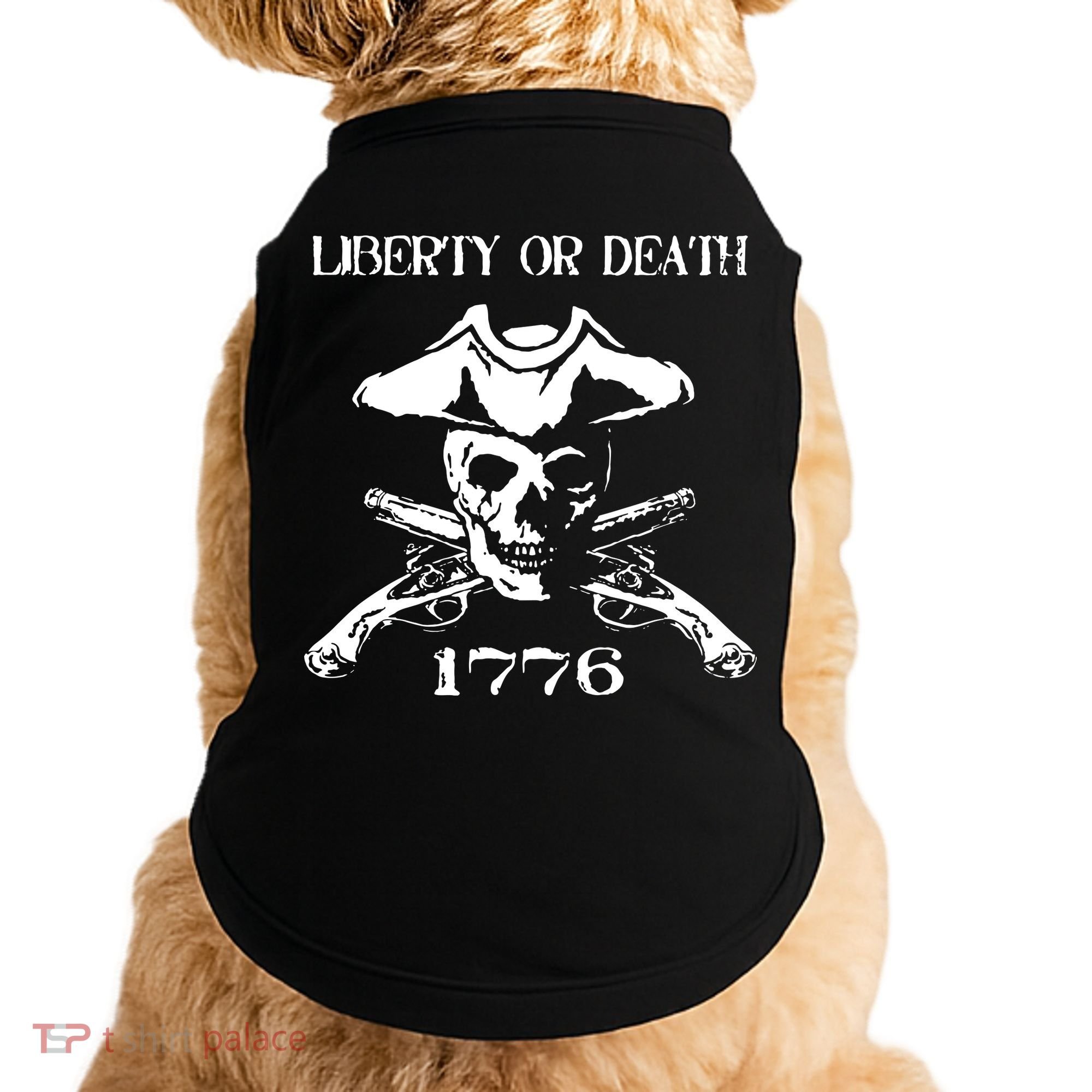 Revolutionary Skull Crossbones Flintlock Cool Doggie Tank