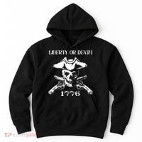 Revolutionary Skull Crossbones Flintlock Cool Hoodie thumb 0