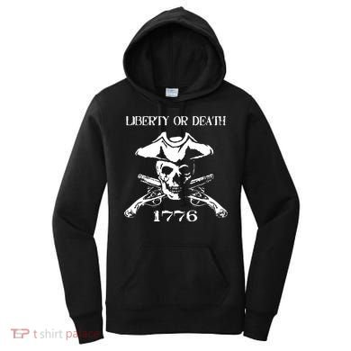 Revolutionary Skull Crossbones Flintlock Cool Women's Hoodie