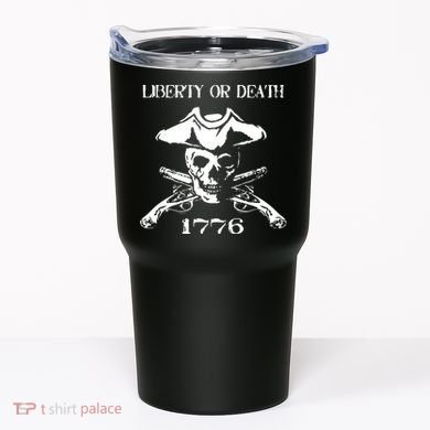 Revolutionary Skull Crossbones Flintlock Cool Tumbler