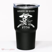 Revolutionary Skull Crossbones Flintlock Cool Tumbler thumb 0