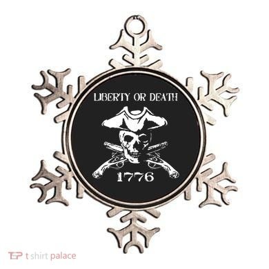 Revolutionary Skull Crossbones Flintlock Cool Ornament