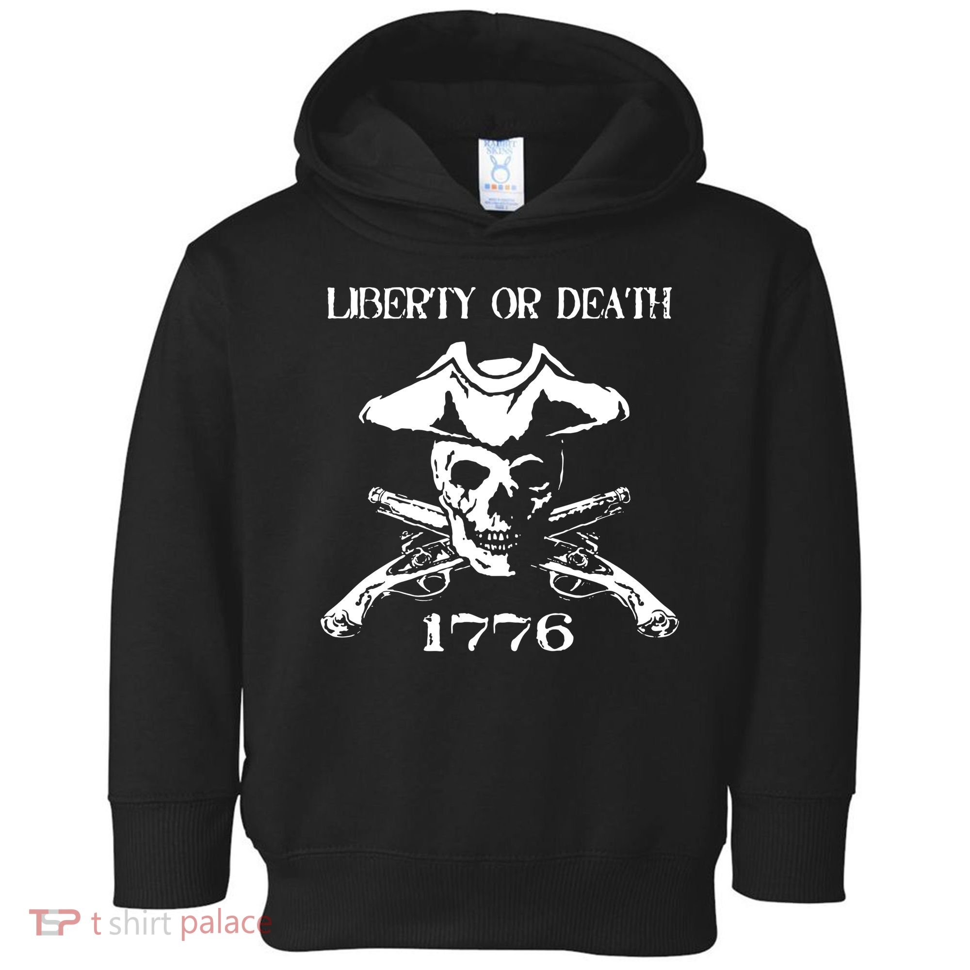 Revolutionary Skull Crossbones Flintlock Cool Toddler Hoodie