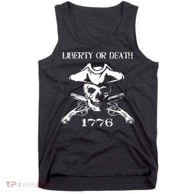 Revolutionary Skull Crossbones Flintlock Cool Tank Top