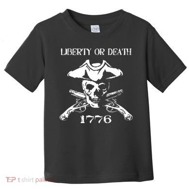Revolutionary Skull Crossbones Flintlock Cool Toddler T-Shirt