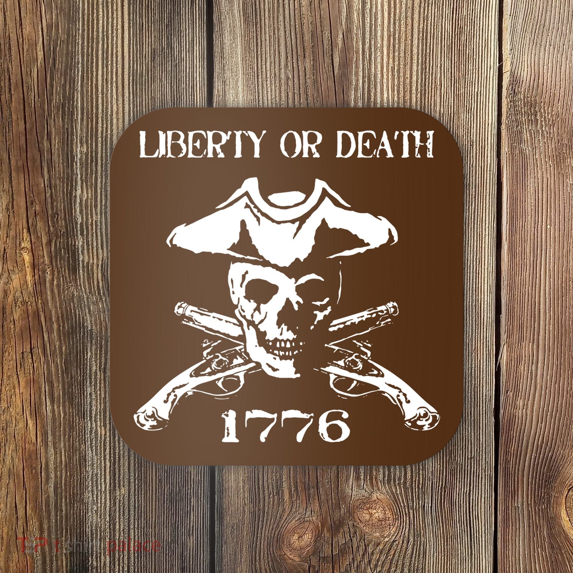 Revolutionary Skull Crossbones Flintlock Cool Coaster
