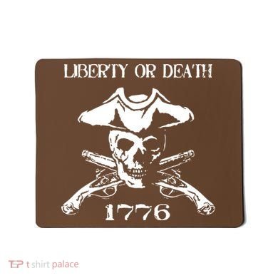 Revolutionary Skull Crossbones Flintlock Cool Mousepad