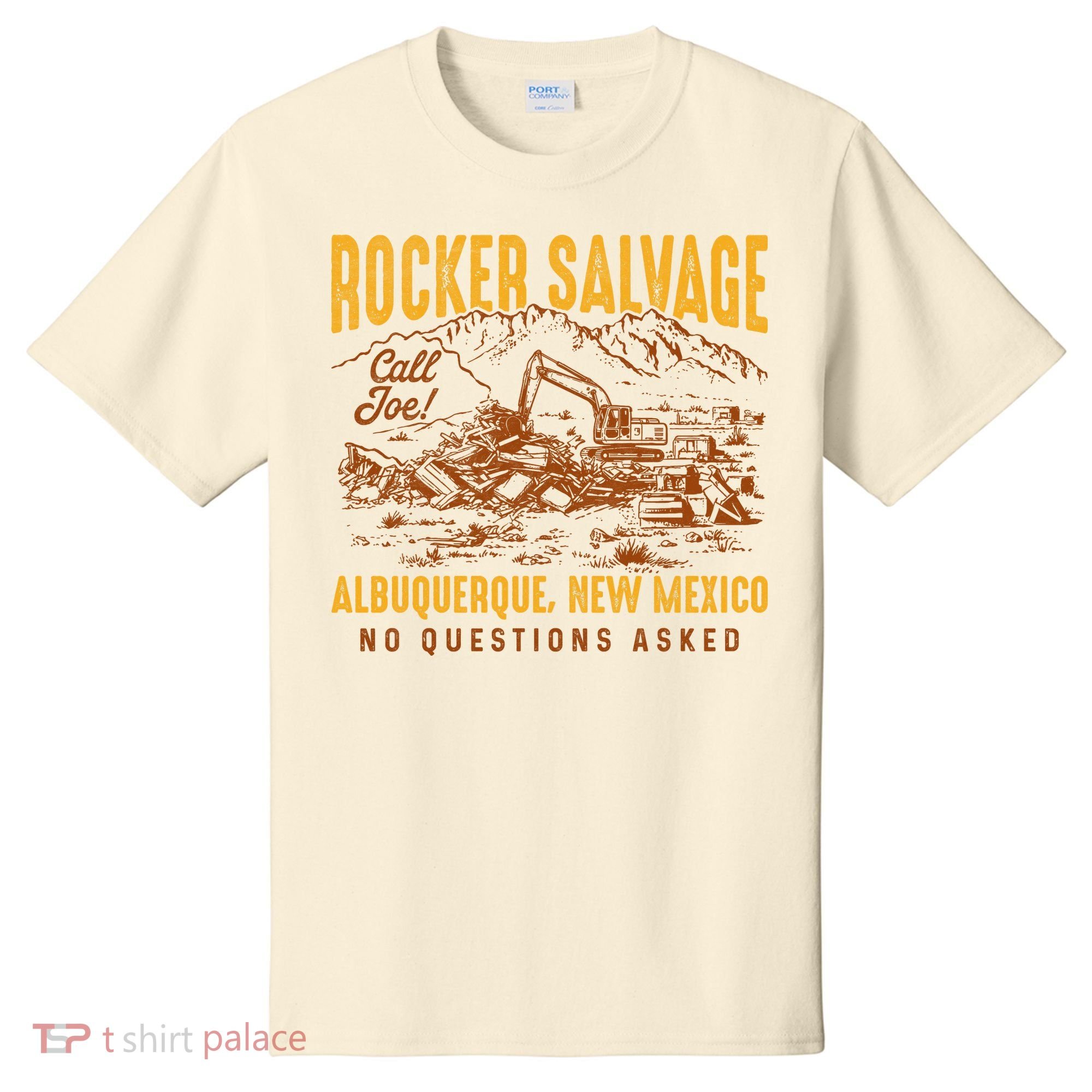 Rocker Salvage Call Joe Albuquerque Vintage New Mexico T-Shirt