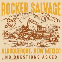 Rocker Salvage Call Joe Albuquerque Vintage New Mexico T-Shirt thumb 2
