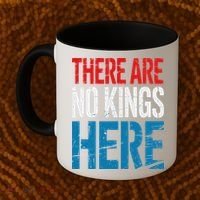 Resist Save Democracy Resistance No Kings Protest Coffee Mug thumb 2