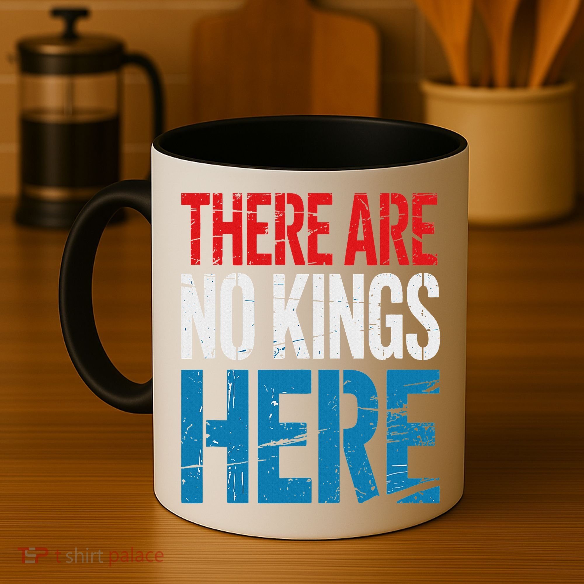 Resist Save Democracy Resistance No Kings Protest Coffee Mug