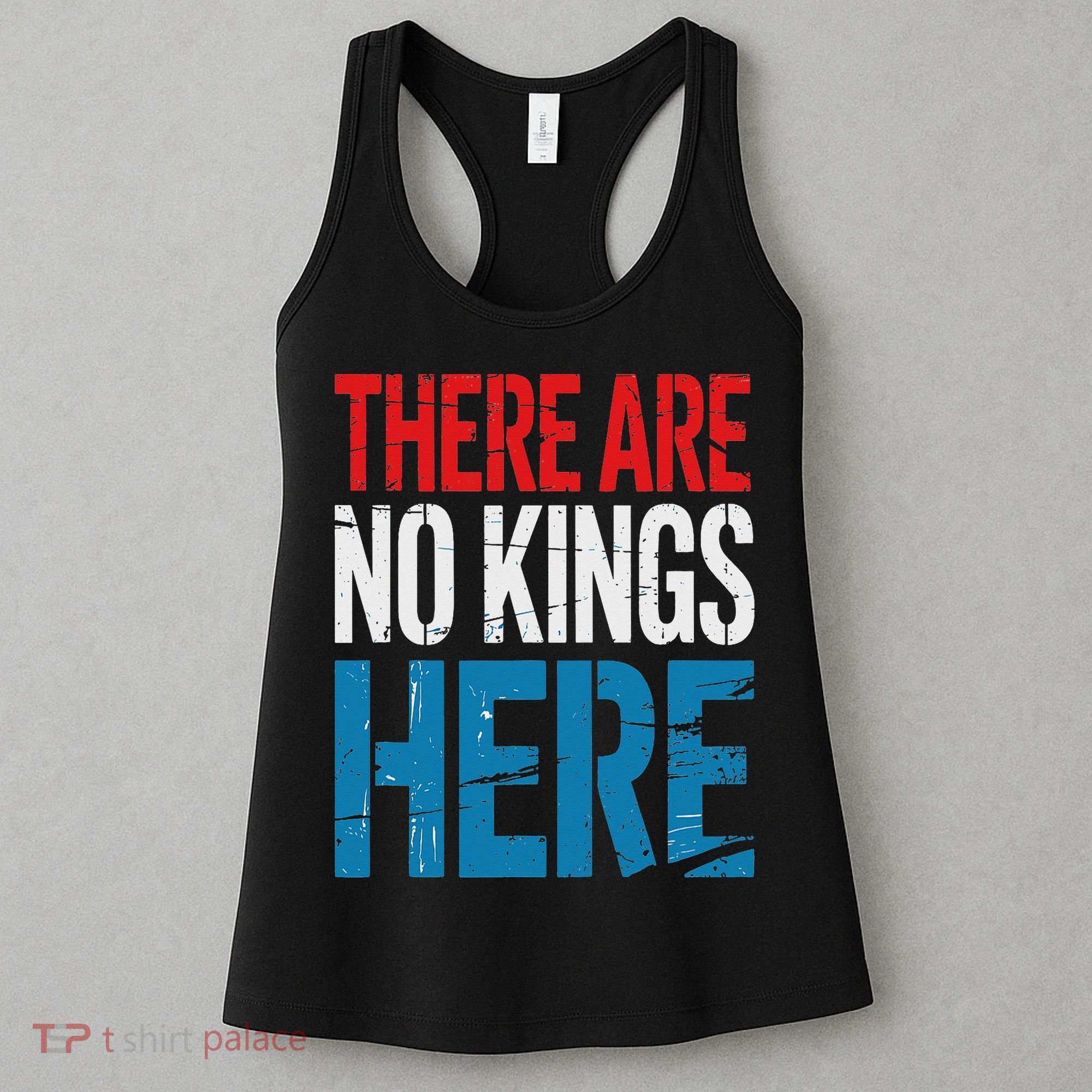 Resist Save Democracy Resistance No Kings Protest Women's Tank Top