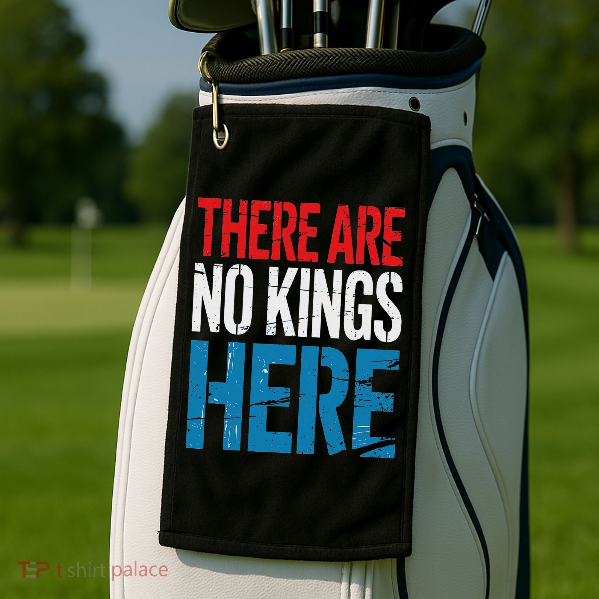 Resist Save Democracy Resistance No Kings Protest Golf Towel