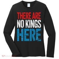 Resist Save Democracy Resistance No Kings Protest Women's Long Sleeve Shirt thumb 0