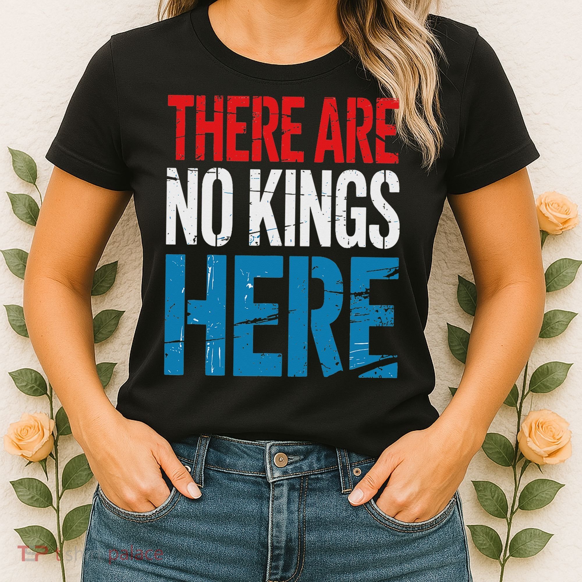 Resist Save Democracy Resistance No Kings Protest Women's T-Shirt