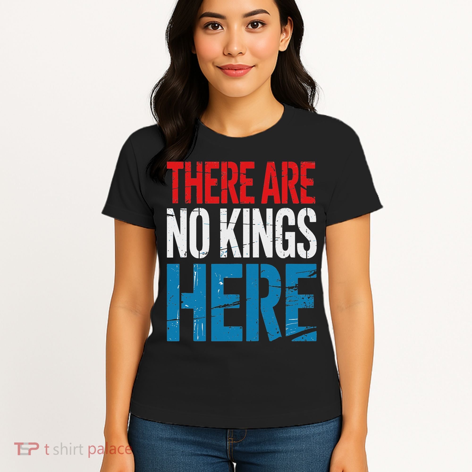 Resist Save Democracy Resistance No Kings Protest Women's T-Shirt