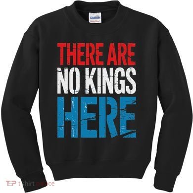 Resist Save Democracy Resistance No Kings Protest Kids Sweatshirt