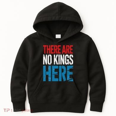 Resist Save Democracy Resistance No Kings Protest Kids Hoodie
